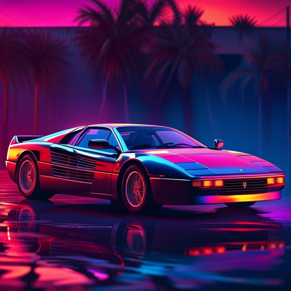 Testarossa - AI Generated Artwork - NightCafe Creator