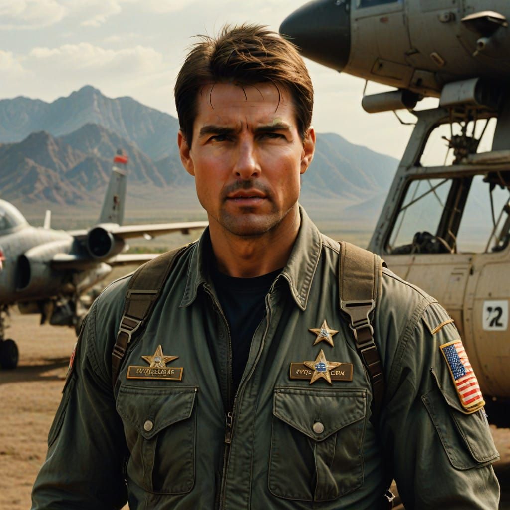Tom Cruise as Pete "Maverick" Mitchell  by @Zen Animal Services