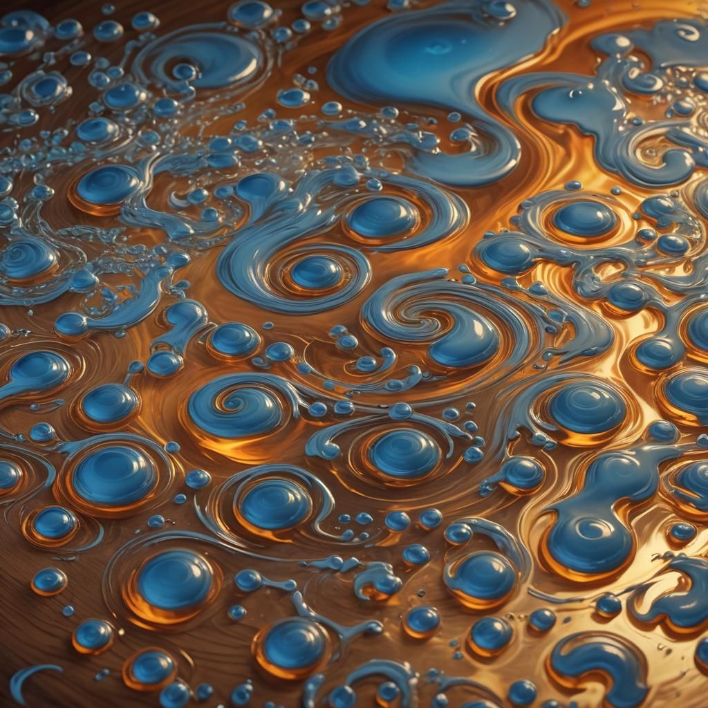 Storm in a Glass: Dreamlike Macro Matte Painting