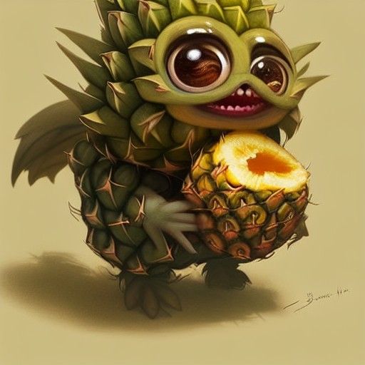 Cute Little Pinapple Cannibal