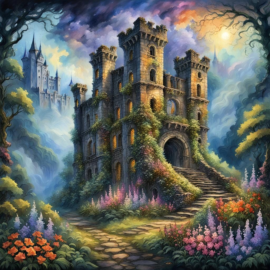 Castle Fiona - AI Generated Artwork - NightCafe Creator