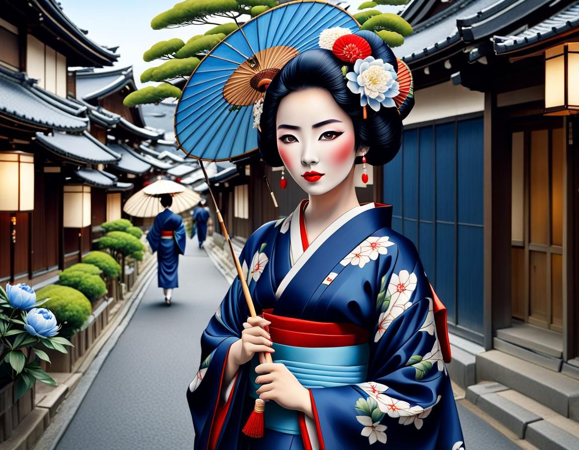 A Geisha in Kyoto