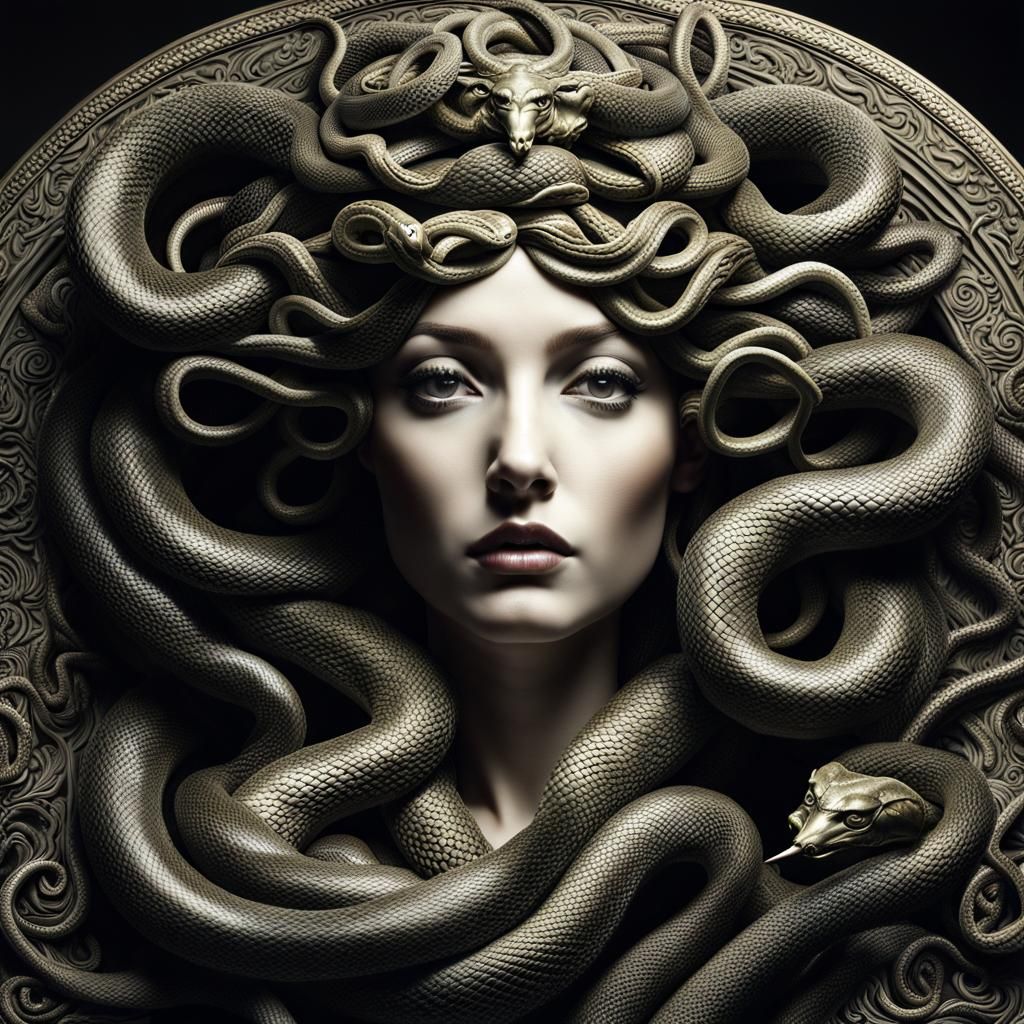 Portrait of Medusa - AI Generated Artwork - NightCafe Creator