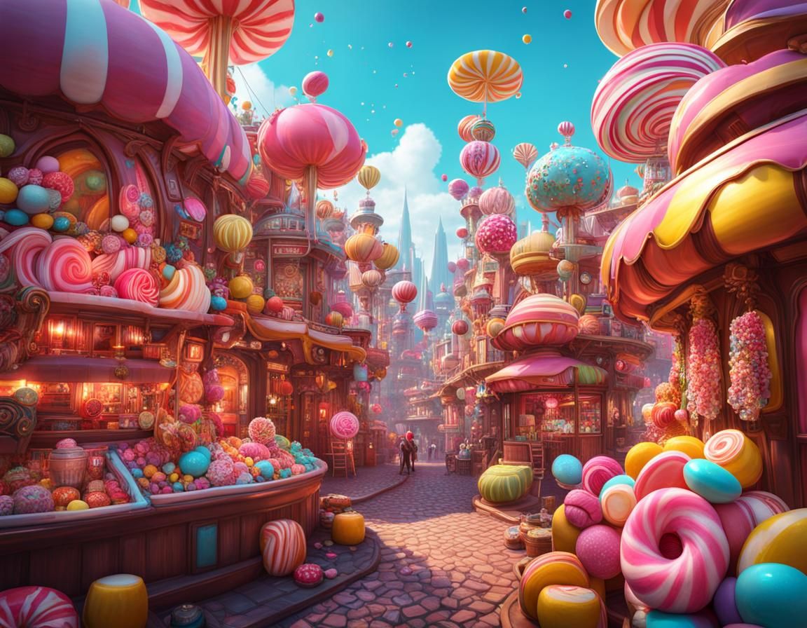 Carie Street, New Fudge City, Republic of Confection  by @Dr T