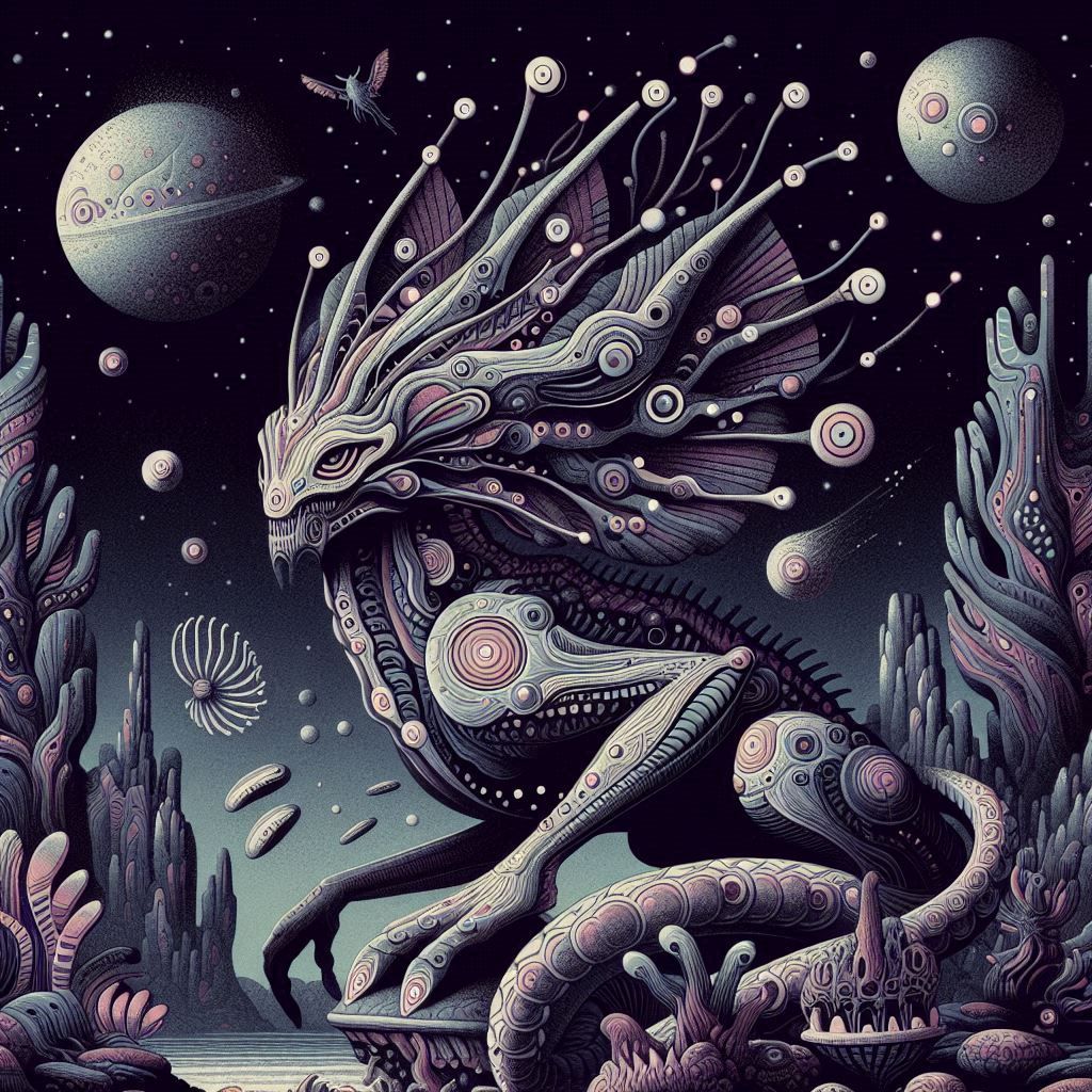 Forgthath, the beast of the Mylazck Hoodoo Gorge