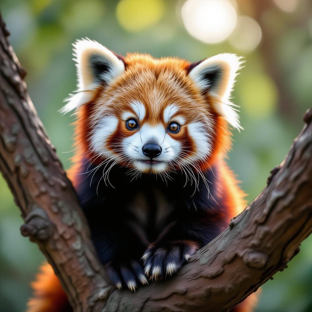 Red Panda  by @Nuttyzebra