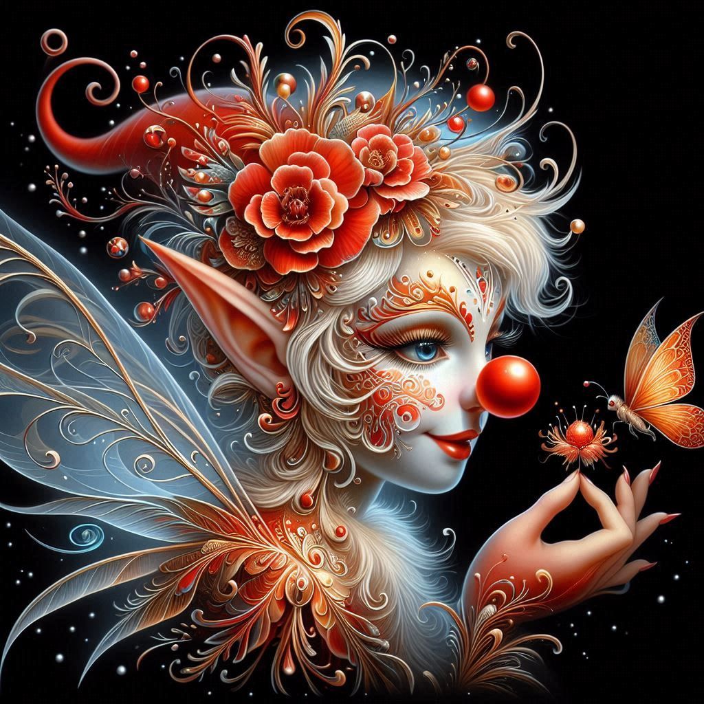 Victorian Petal Elf Fairy