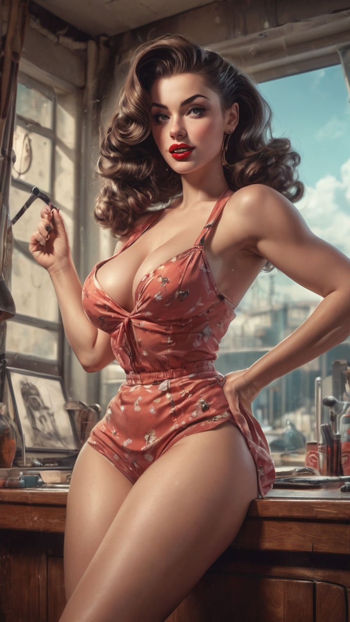 Vintage Retro Pin Up