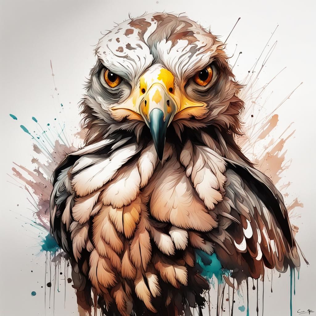 stunning interesting buzzard, beautiful and adorable | beautiful round reflective eyes | Hyper realistic ...  by @Buzz