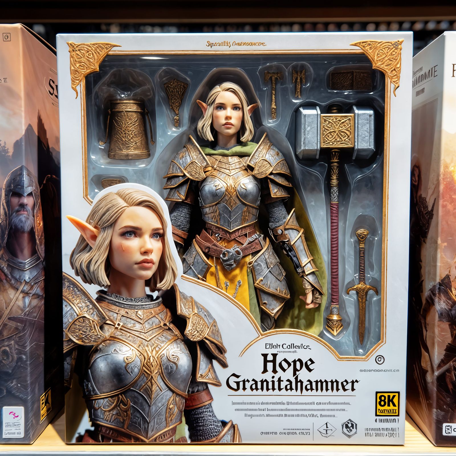 The New Collectible Hope Granite Hammer Action Figure with Accessories.  by @Lady Anne
