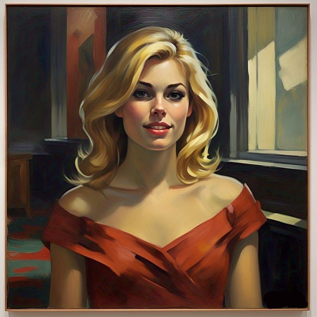 Hopper Esque Portrait
