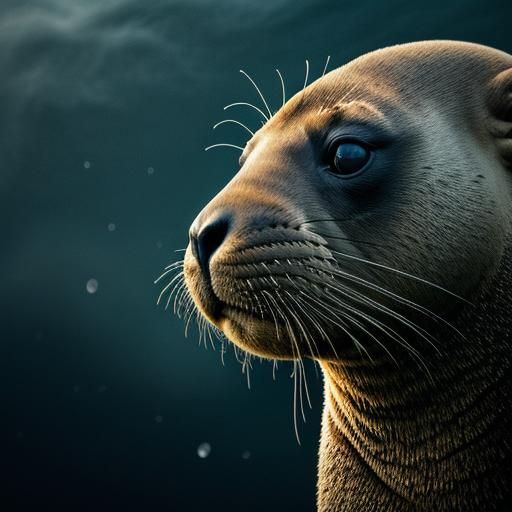 Un  lobo marino