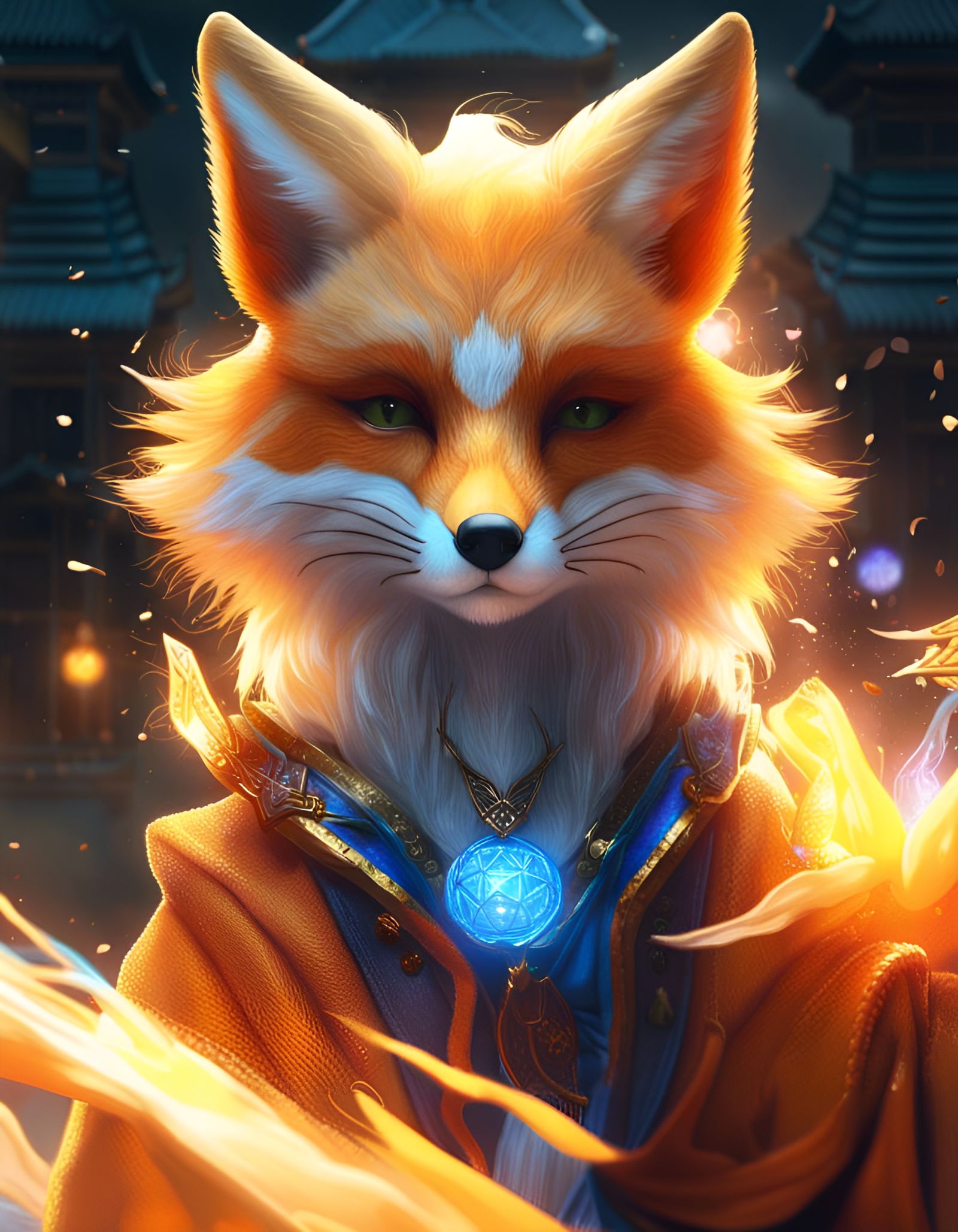 Fox Wizard - AI Generated Artwork - NightCafe Creator