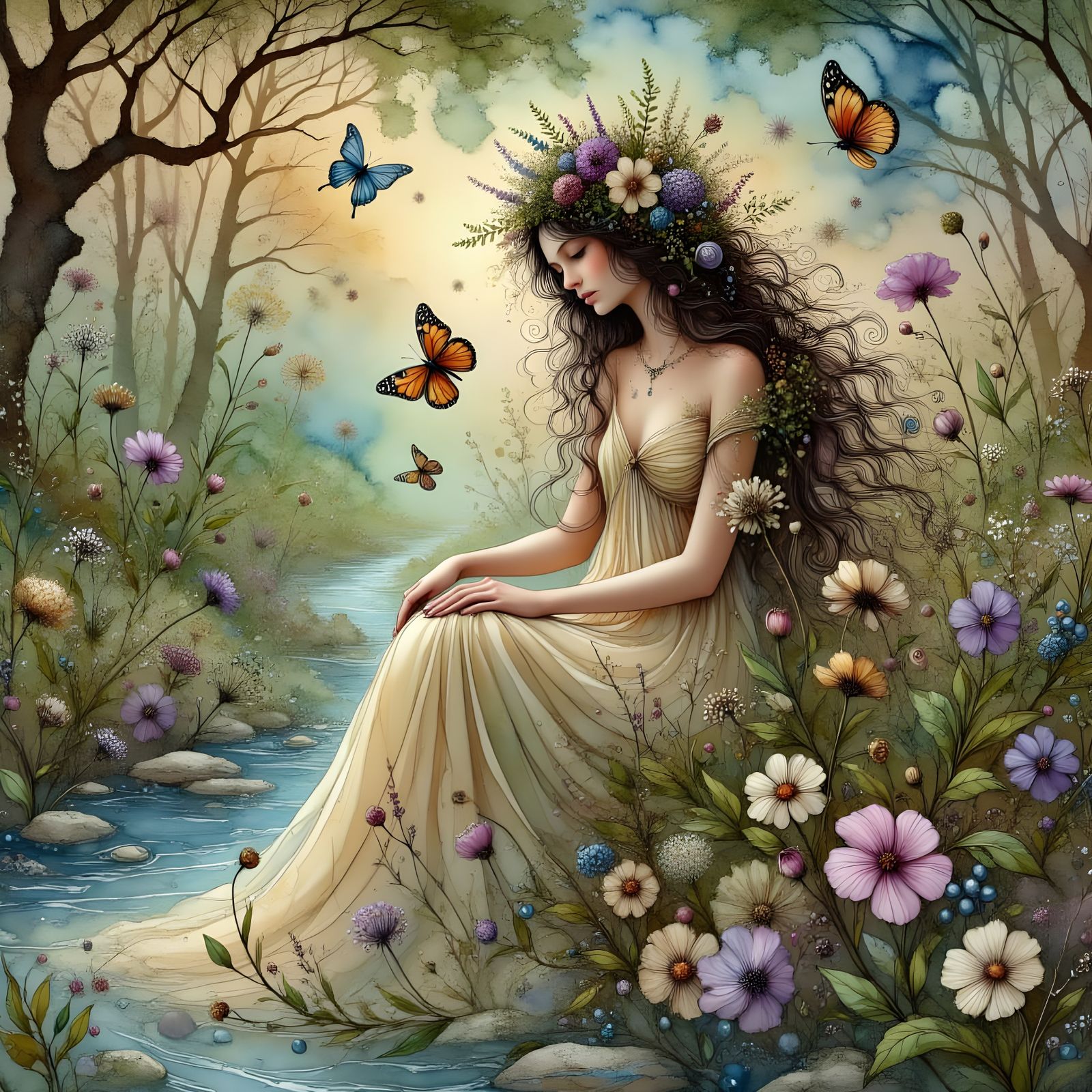 Nature Lady  by @posyrosie