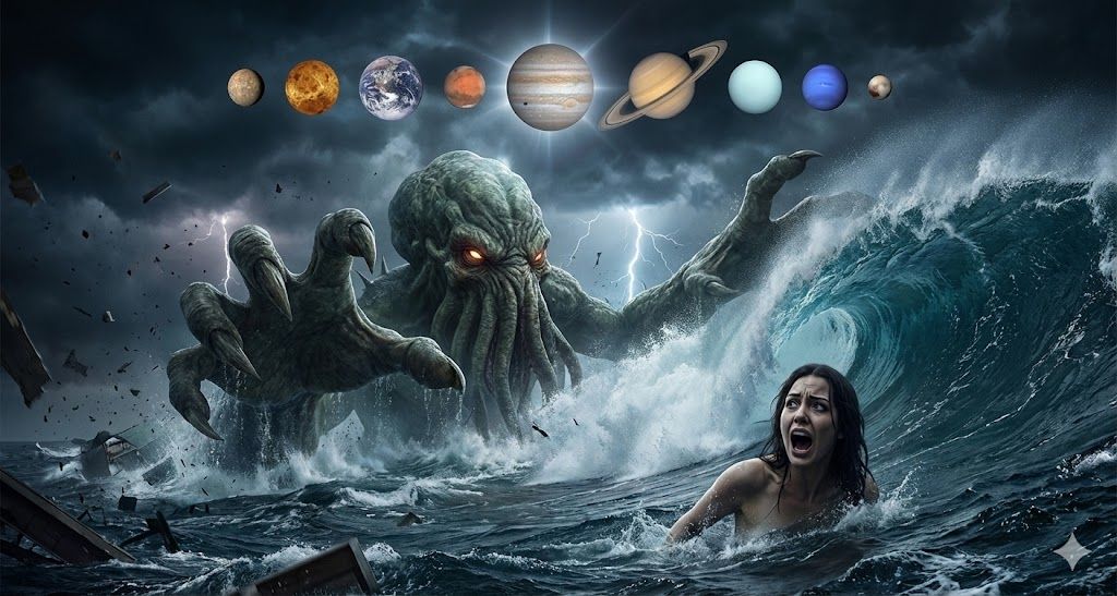Terrifying cosmic horror images of Cthulhu awakening on 11 7...