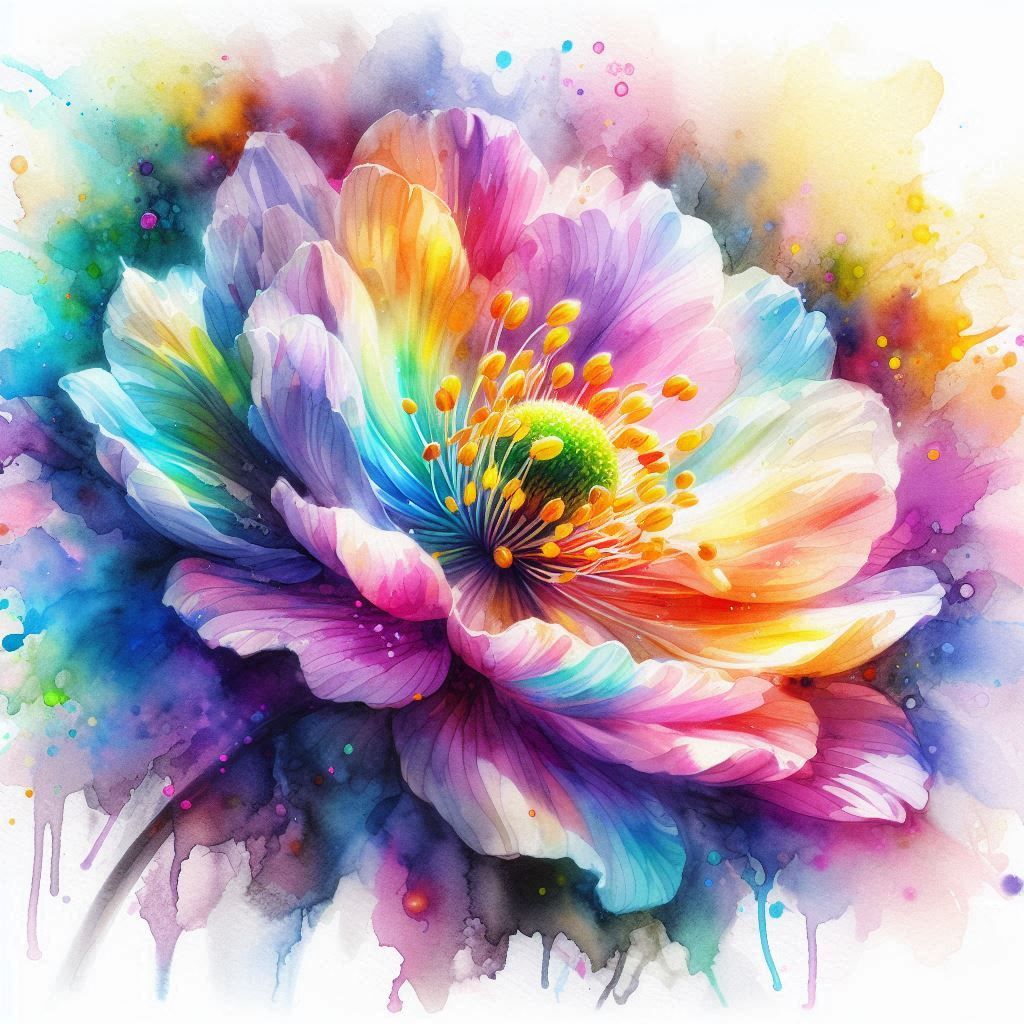 Colorful flower