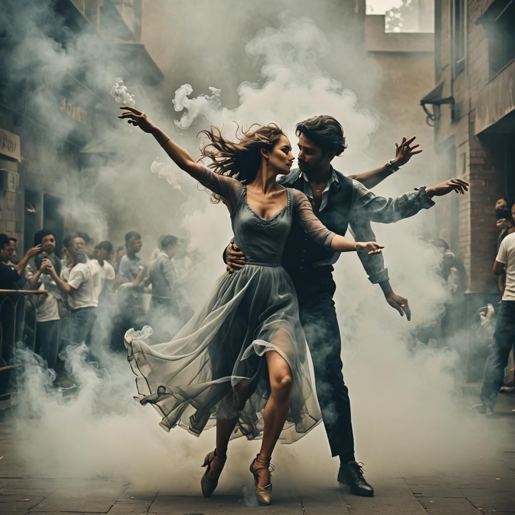 Dance in the smoke