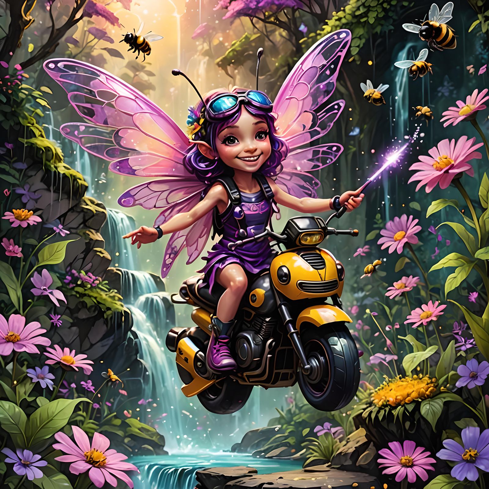 Fairy Life - Uber Edition 5 - AI Generated Artwork - NightCafe Creator