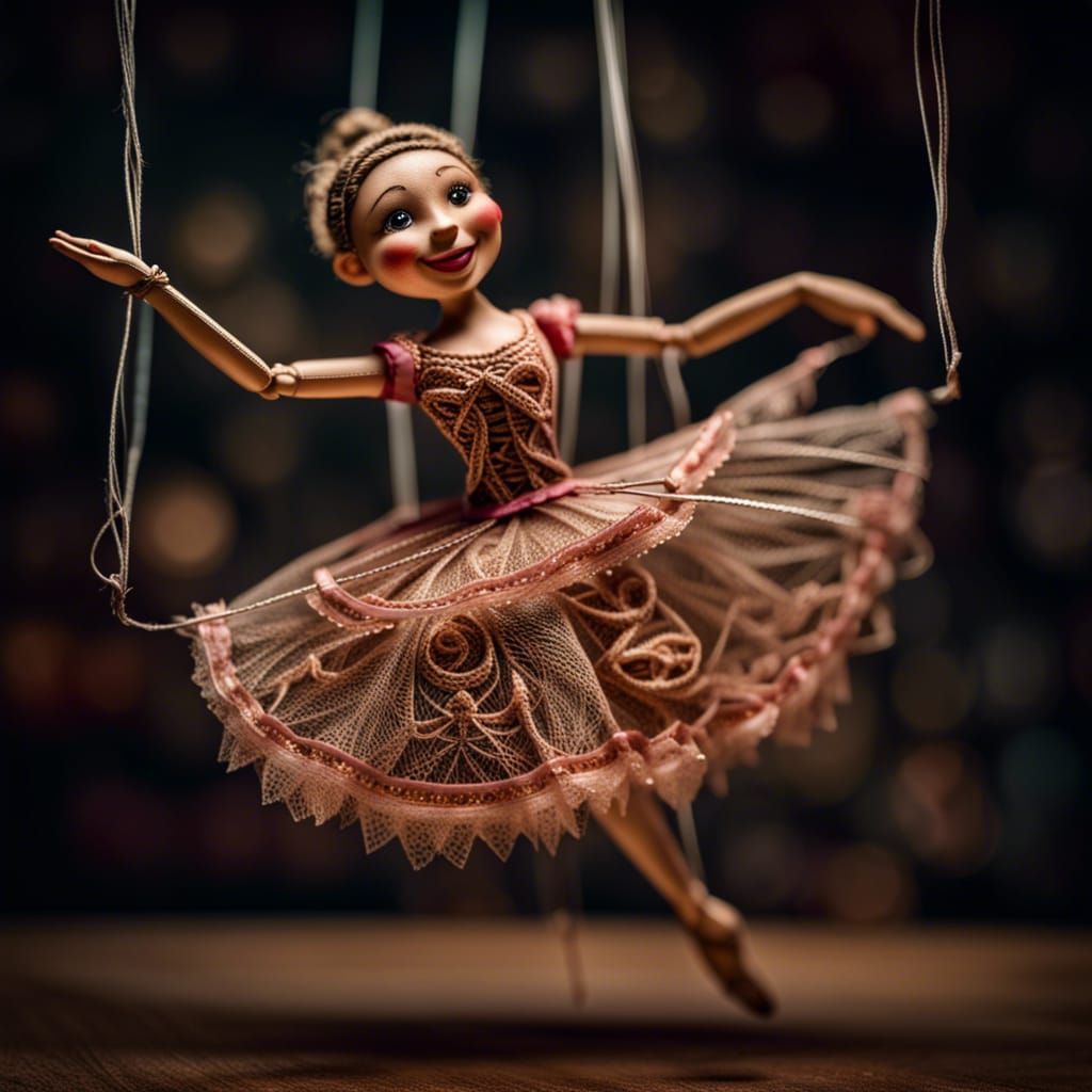 ballerina puppet 💃  by @BayanX