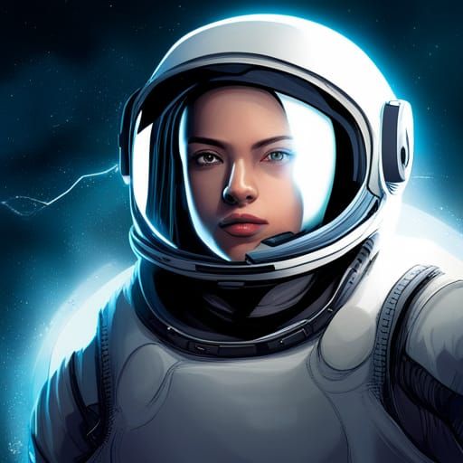 Space walker - AI Generated Artwork - NightCafe Creator