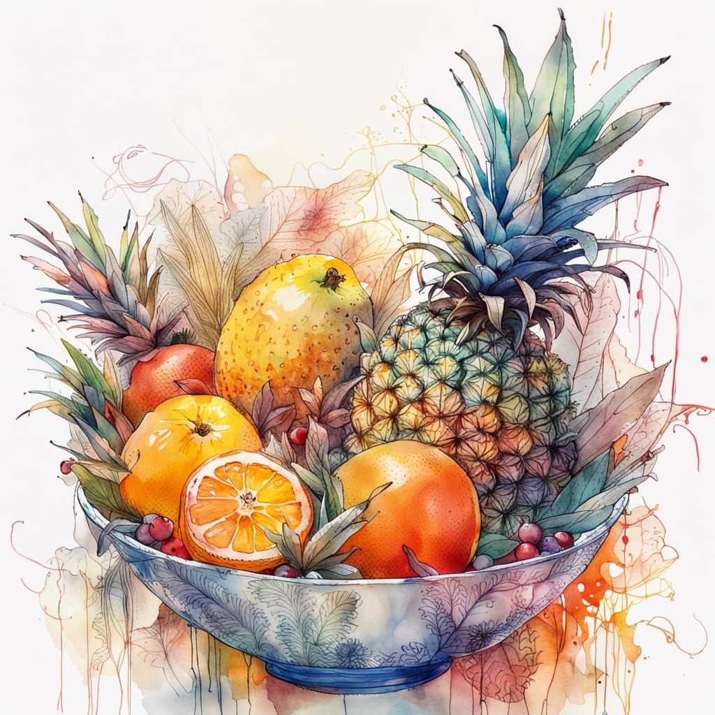Tropical Still Life  by @Kitty Blacksmith