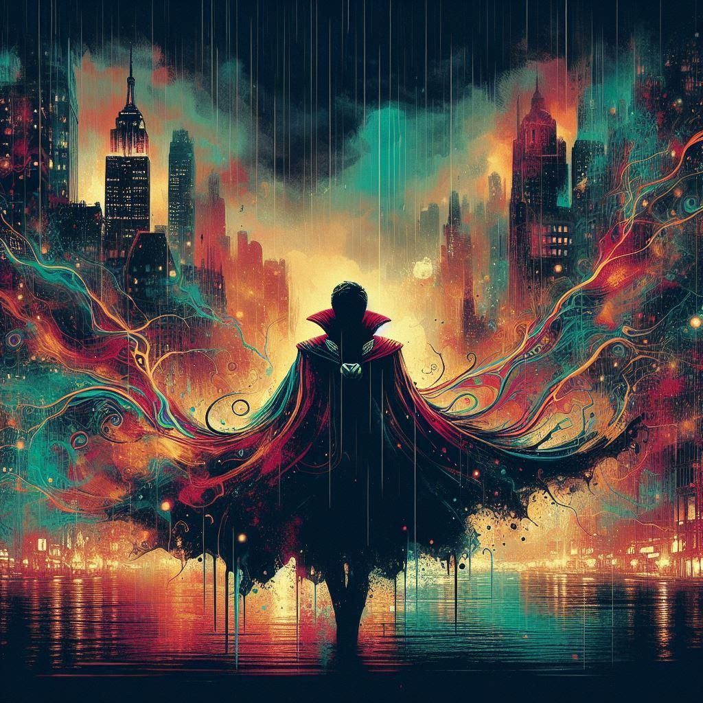 Doctor Strange protecting his city