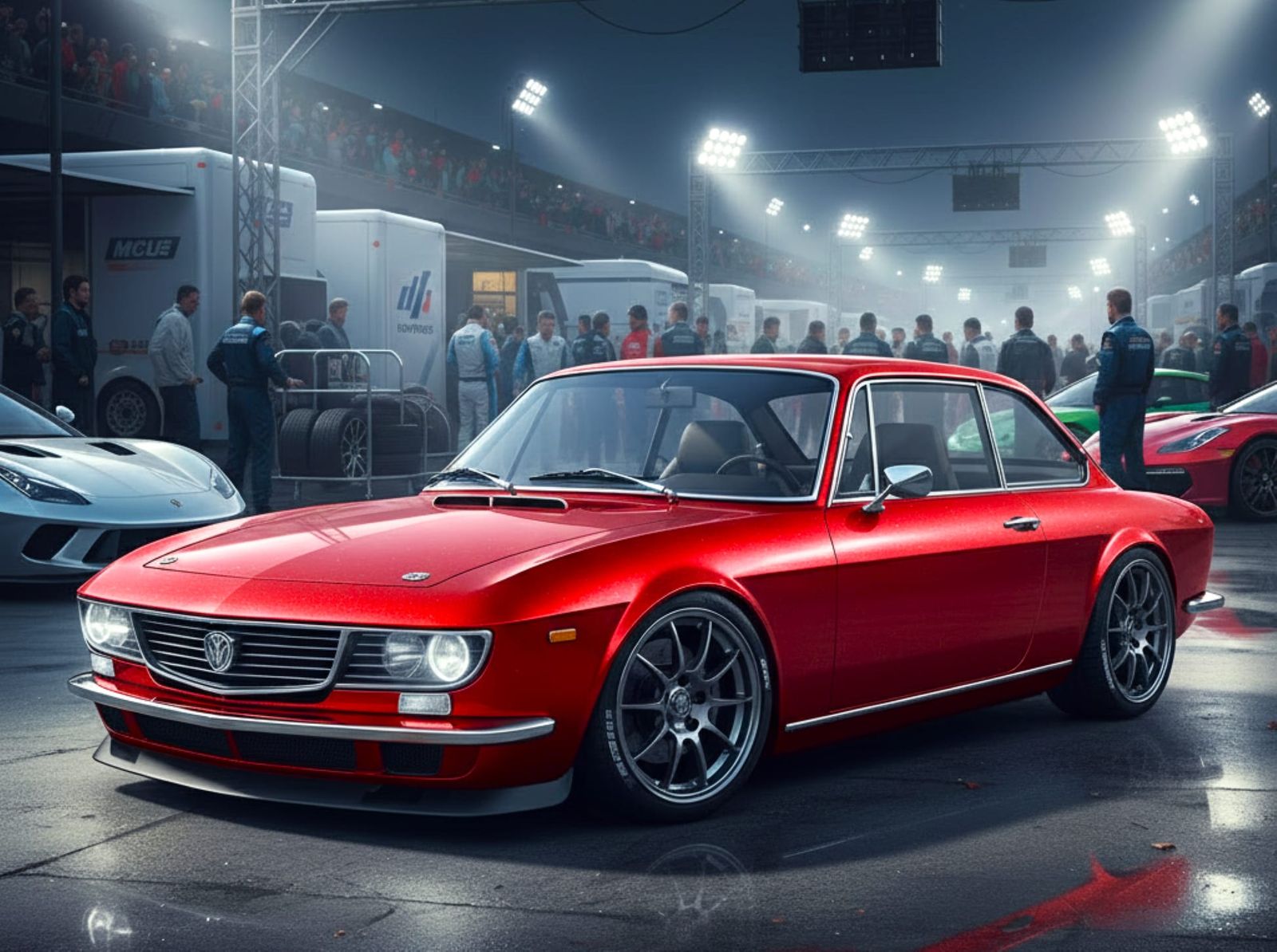 Lancia Fulvia Resto-Mod, Rosso Corsa Metallic