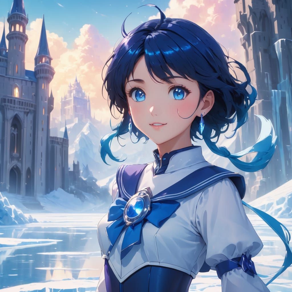 Sailor Mercury x Sayaka Miki