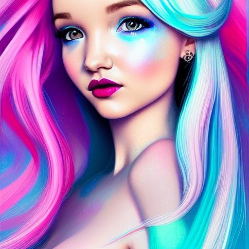 Dove Cameron - AI Generated Artwork - NightCafe Creator