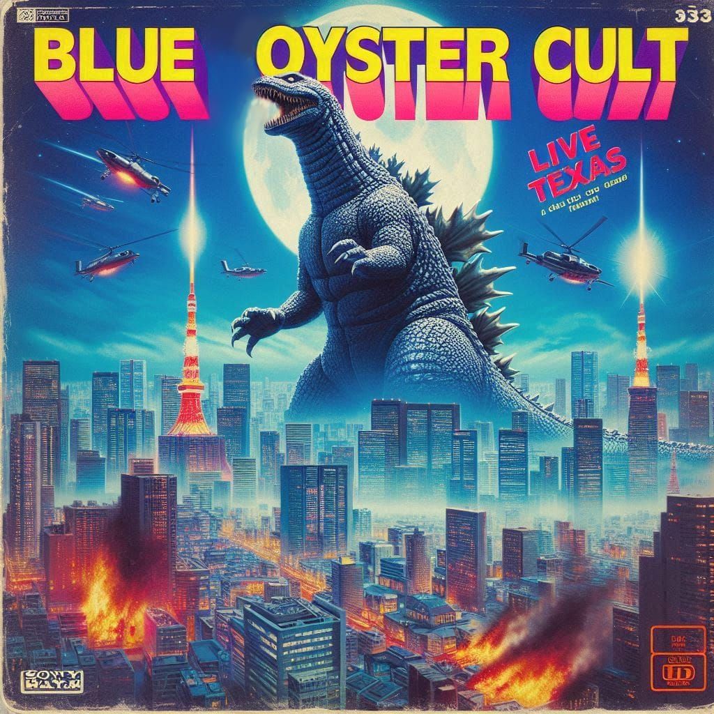 Blue Öyster Cult - Live Texas 1985 Album Cover