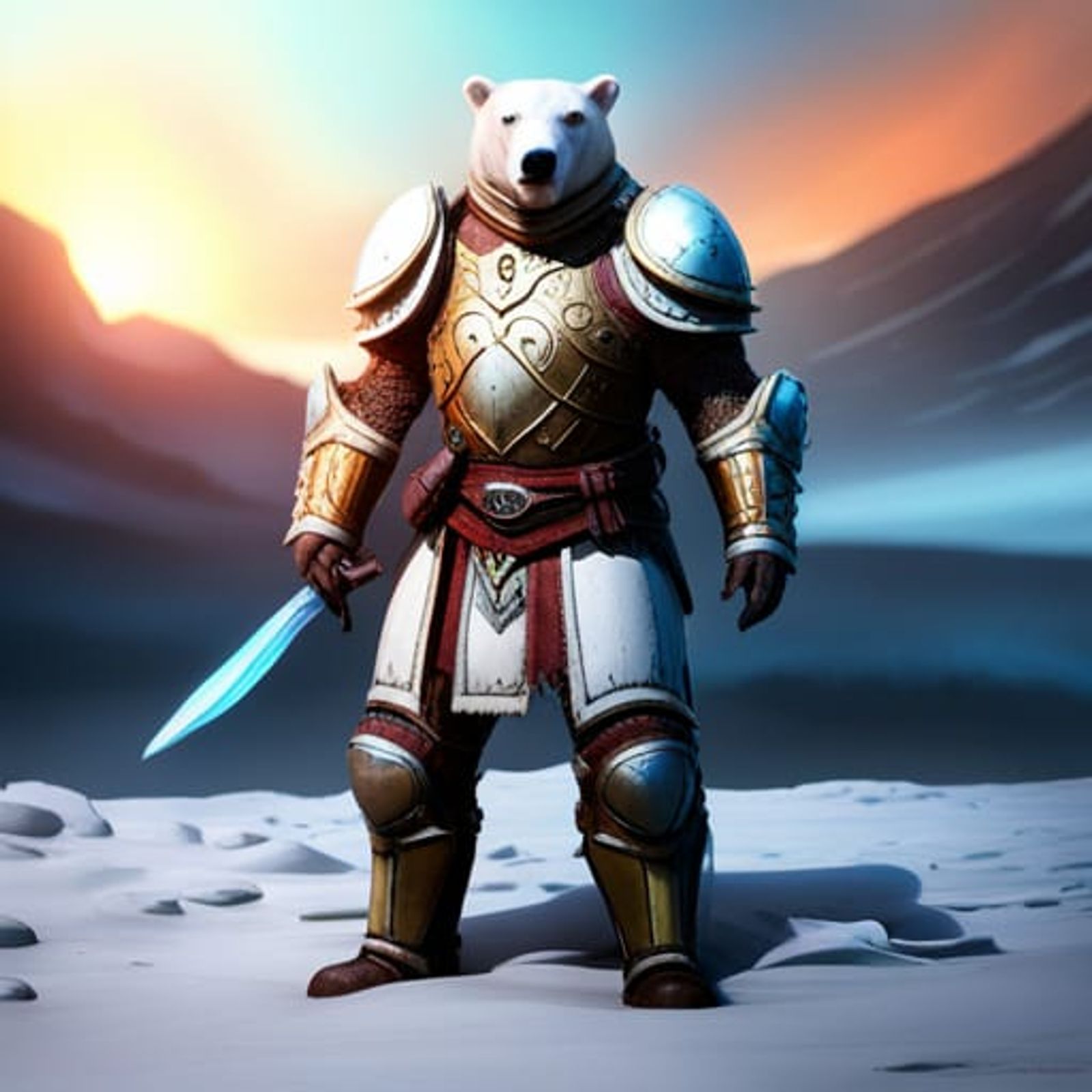 armored polar bear