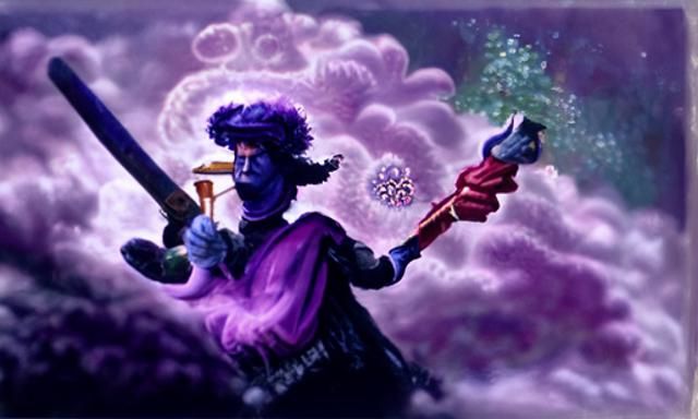 The Magician from the Rider Waite Tarot deck is surrounded b...