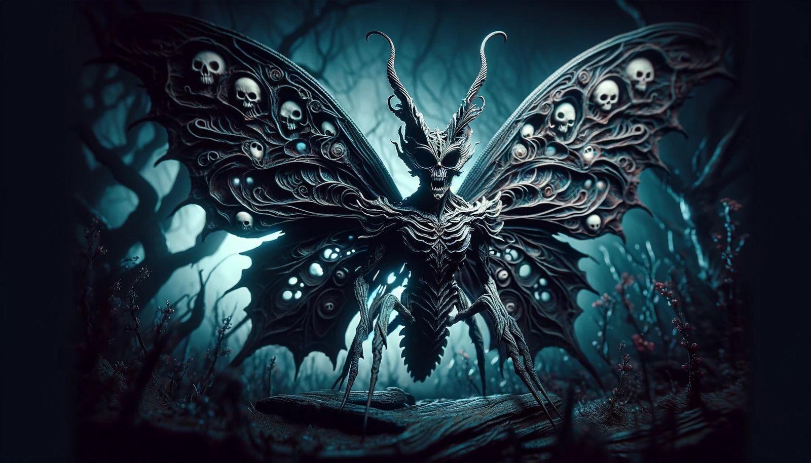 Dark Fey Butterfly - AI Generated Artwork - NightCafe Creator