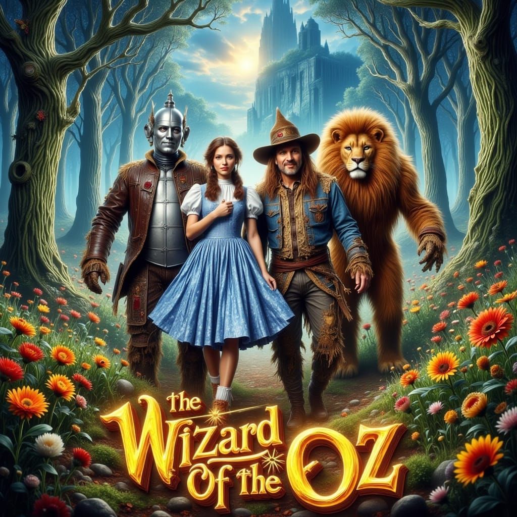 the Wizard of Oz movie poster  by @Riot