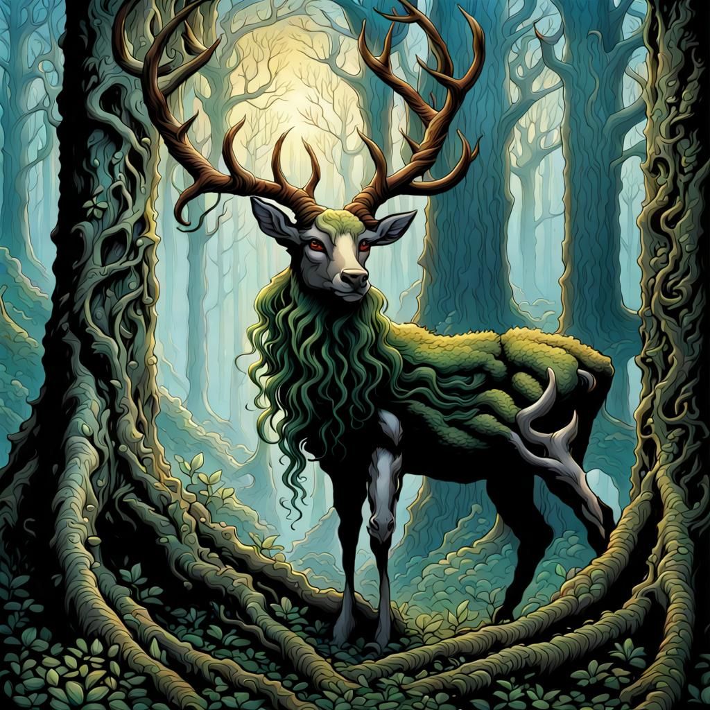 Cernunnos - Horned One - AI Generated Artwork - NightCafe Creator