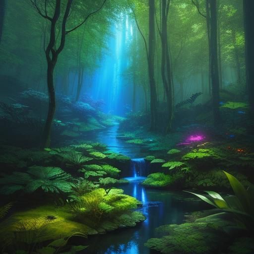 Eden Hason Guitar in Mystical Forest Scene