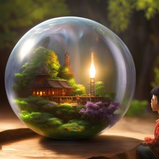 Tiny world 1  by @MsRadiance