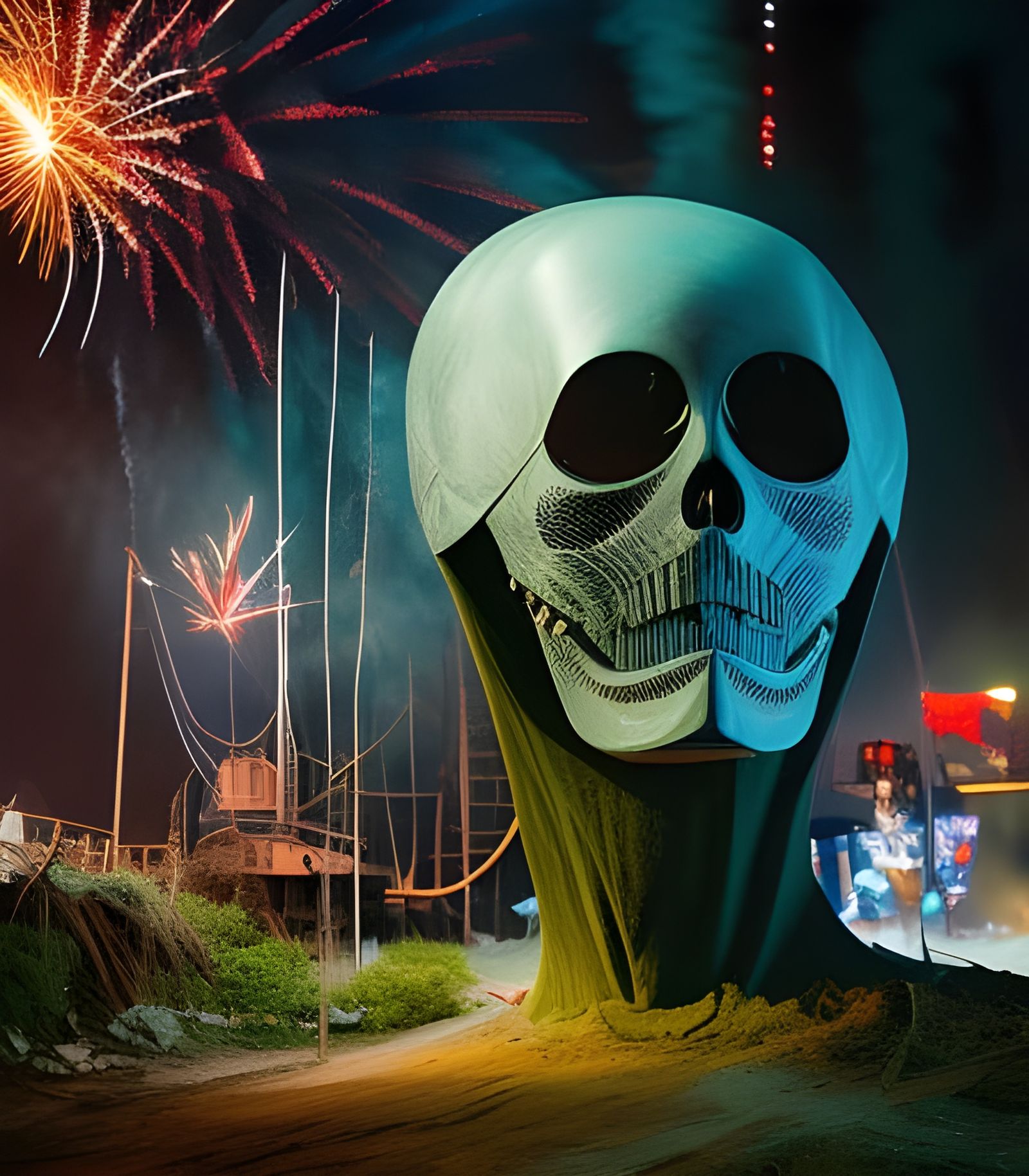 Ethereal Wraiths and Fireworks: A Stop-Motion Spectacle