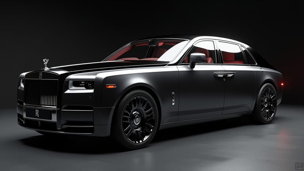 Art Deco 2026 Rolls Royce Phantom Concept AI Art