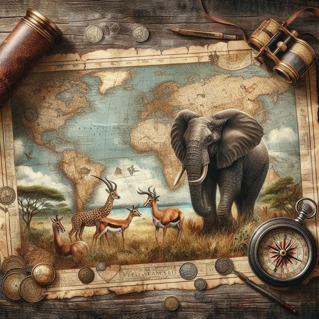 Old travel maps - Africa