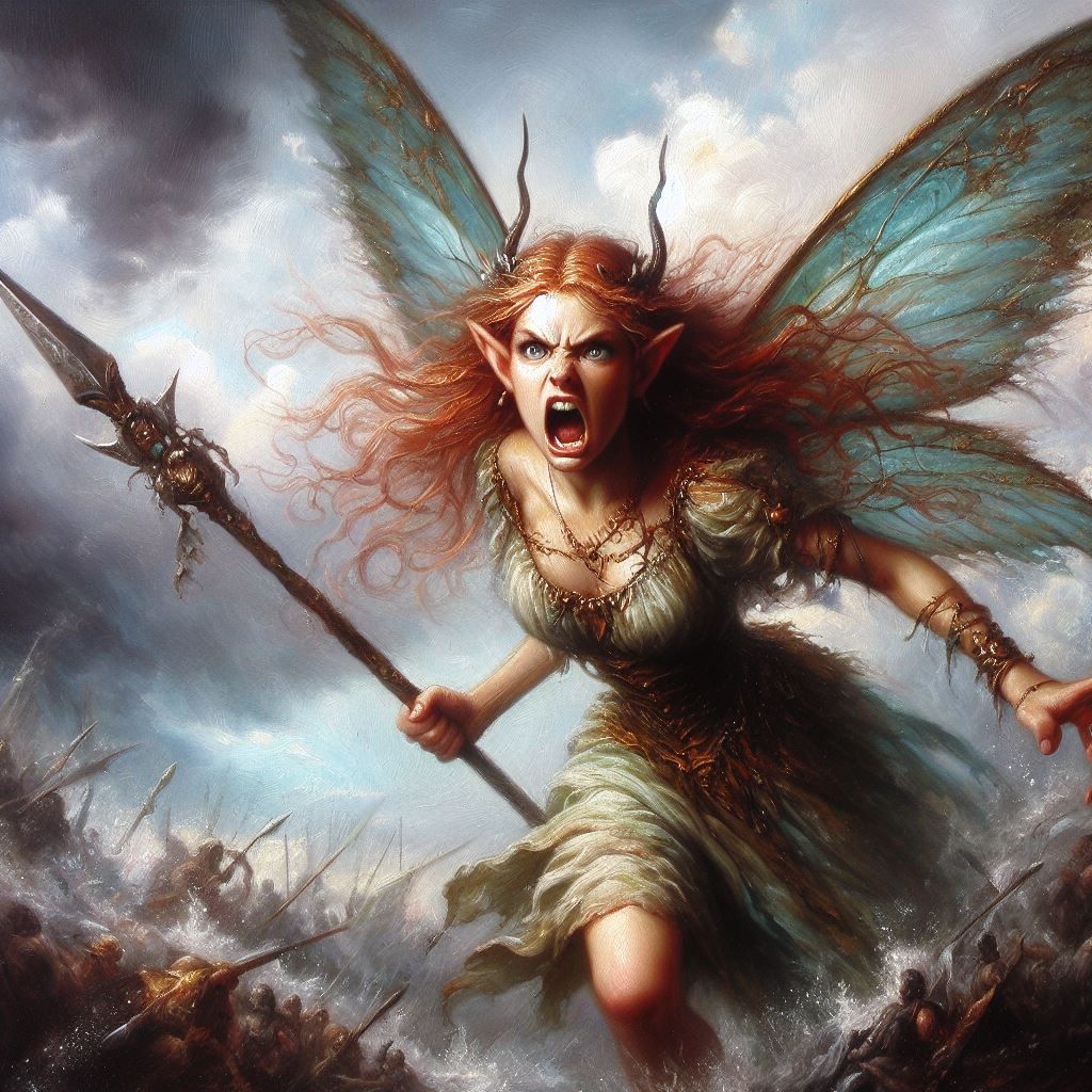 To battle - pixie women