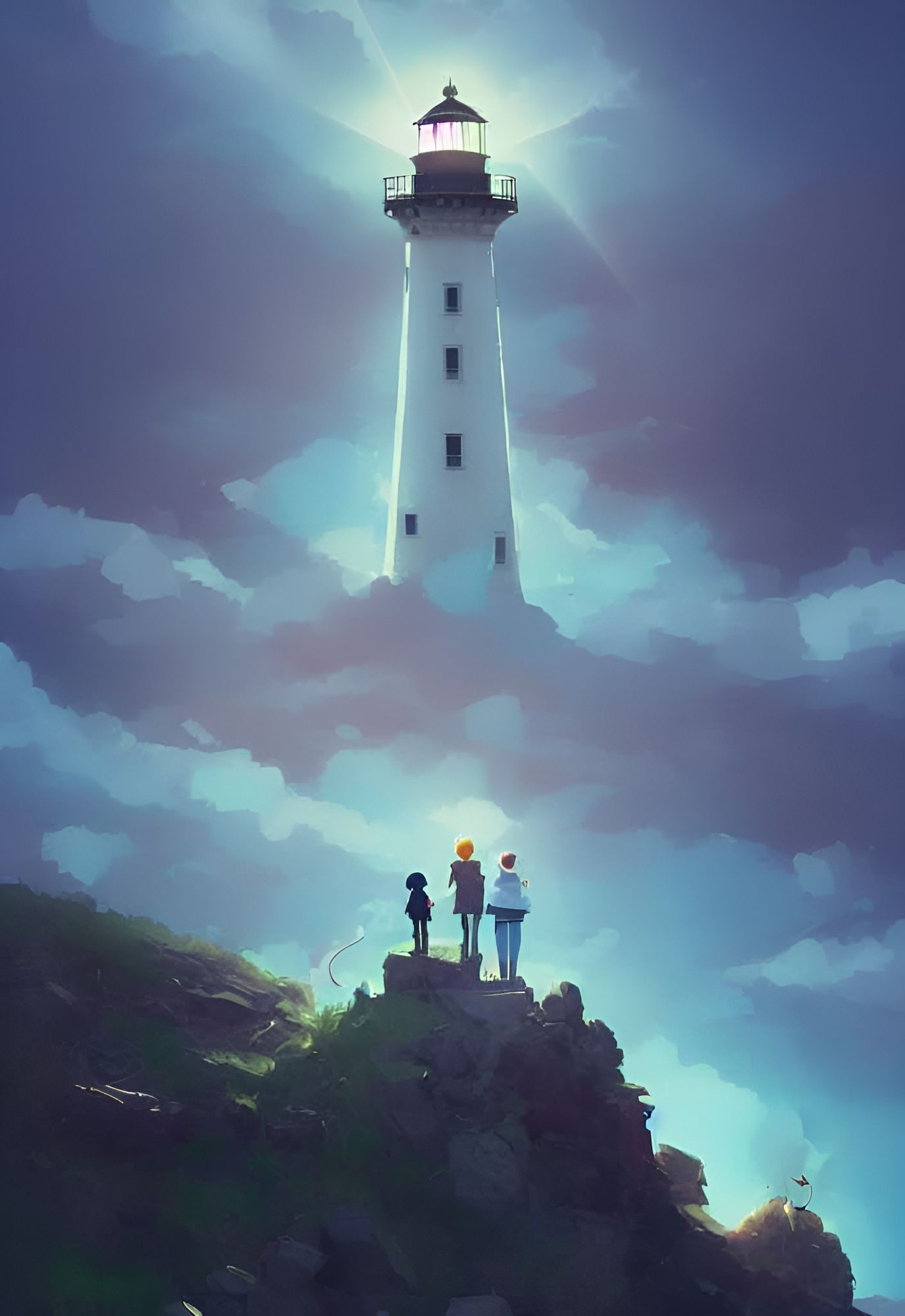 Pin by Gurutze Ramos on FAROS | Anime scenery, Scenery, Lighthouse
