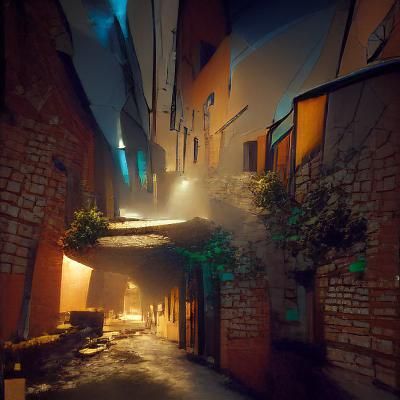 alleyway in Italy