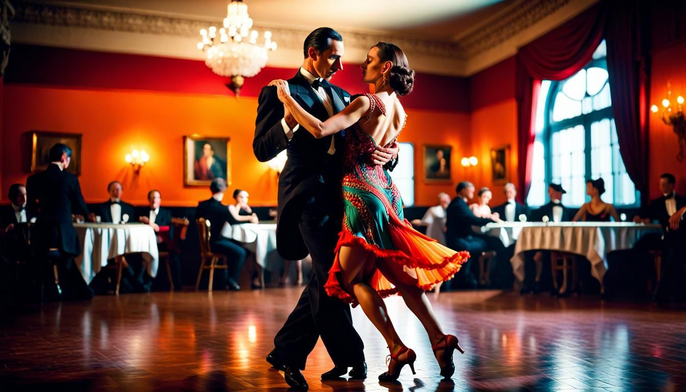 Tango at Buenos Aires 1940  by @Frank Tartarinni