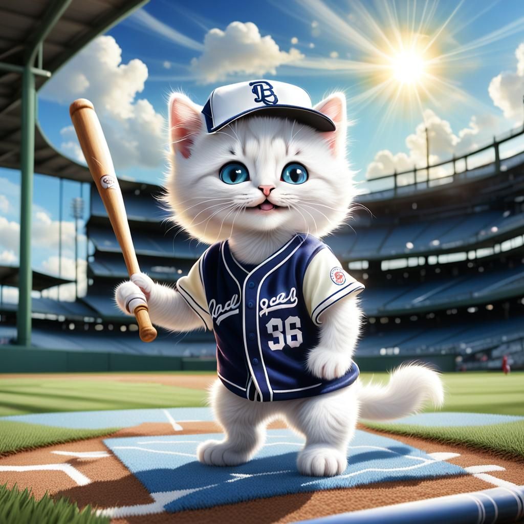 Baseball Kitten