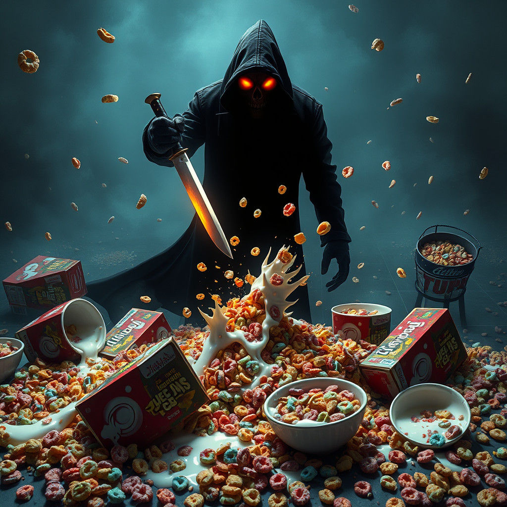 Serial/Cereal Killer  by @Nadia X