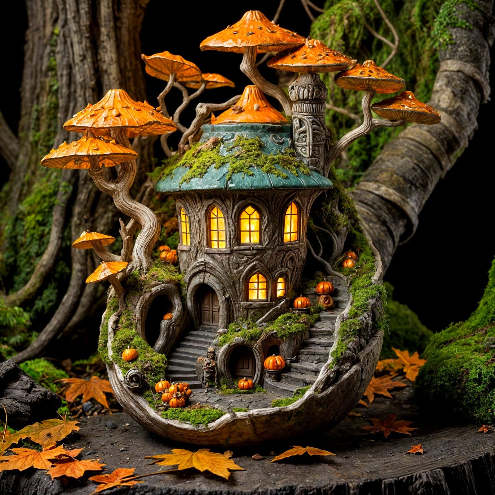 Tiny elf house   by @Plantsonthehat 