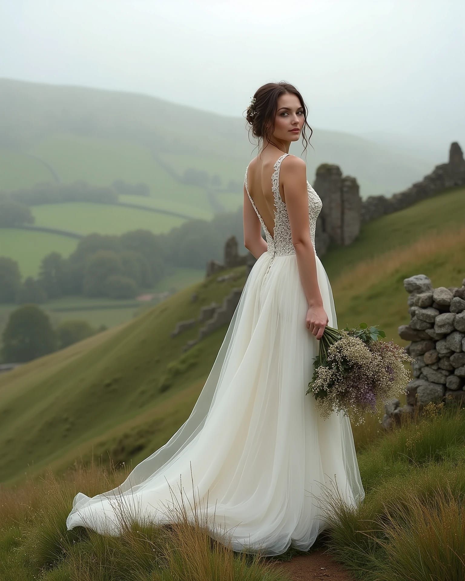 Countryside elopement