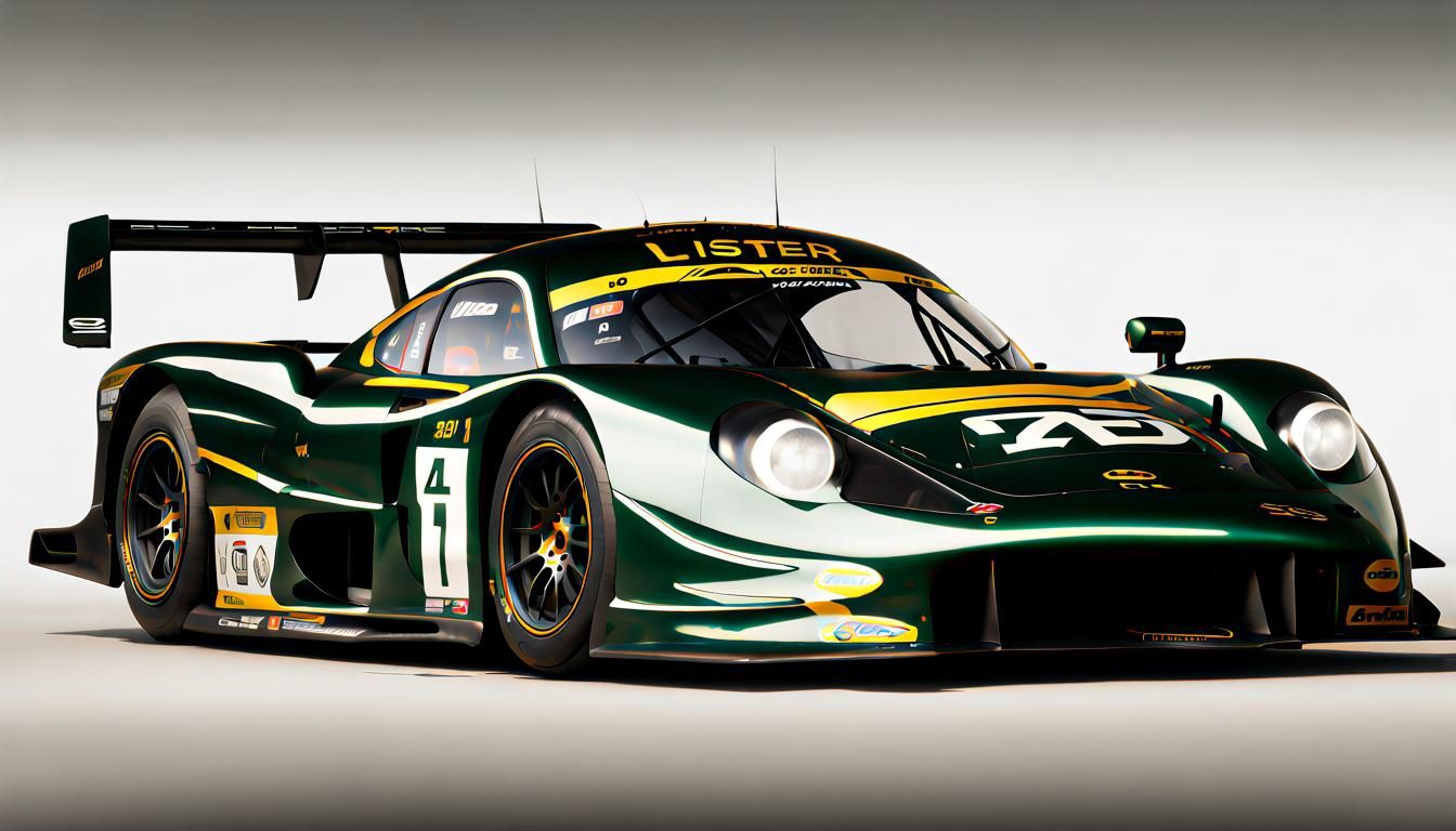 Lister storm GT3, Le Mans Race car, front view, 8K, ultrarea...