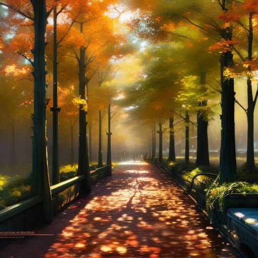 The Park in Autumn.  by @Mr Mrs Meadows